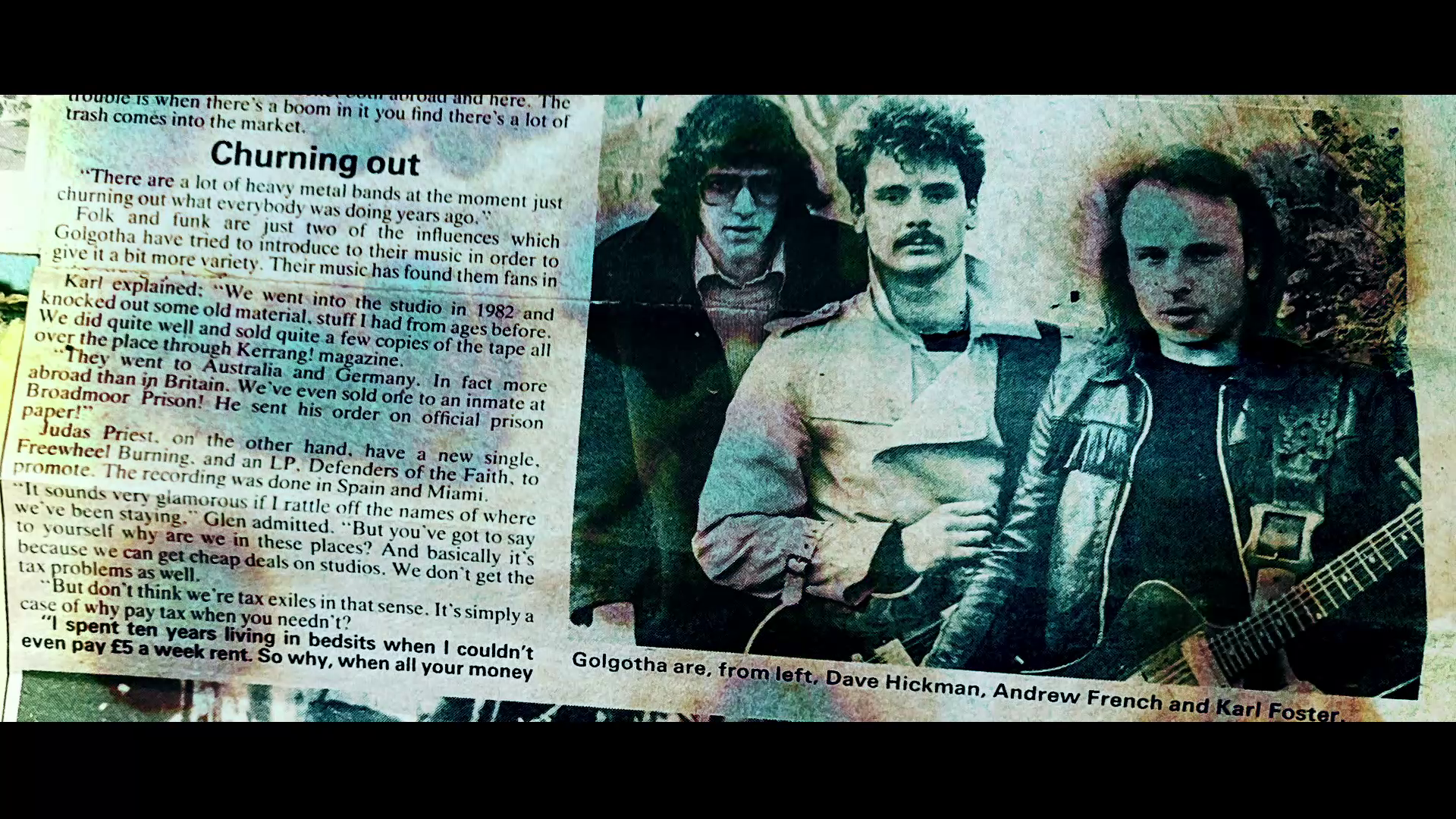 The original 3 members of Golgotha